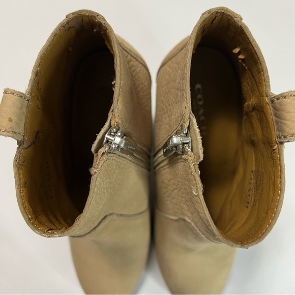 COACH Haven Leather Ankle Booties - Picture 12 of 14